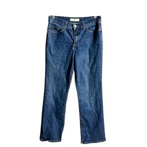 Levi’s 512 Perfectly Slimming Straight Leg Denim Jeans Size 10